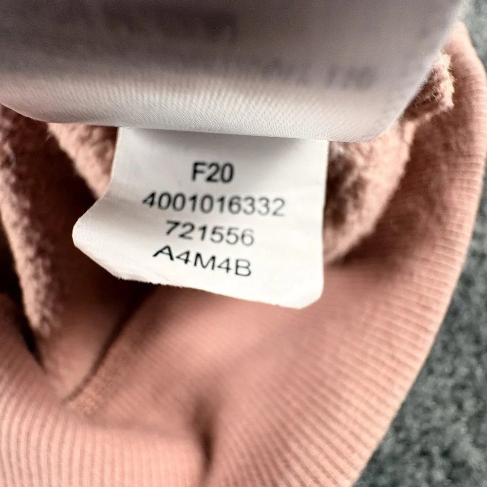 The North Face Hoodie Men's M Pink Logo Sweatshirt Fleece Streetwear Grunge